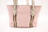 Gucci Small Tote in Pink GG Canvas
