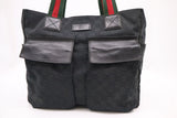 Gucci Shoulder Bag in Black GG Canvas