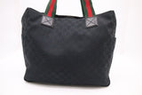 Gucci Shoulder Bag in Black GG Canvas