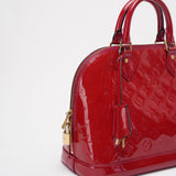 Louis Vuitton Rose Monogram Vernis Alma PM Bag 2018