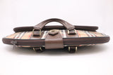 Burberry Travel Garment Bag in Brown Checked Canvas