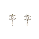 Chanel CC Logo Earrings