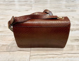 Gucci GG PYTHON TRICOLOR ACCORDION SHOULDER BAG-HS