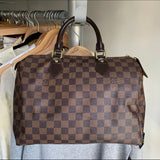 Louis Vuitton Damier Ebene Speedy 30 Bag