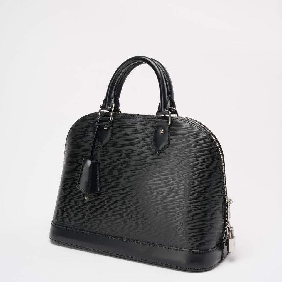 Louis Vuitton Black Epi Alma PM Bag 2014