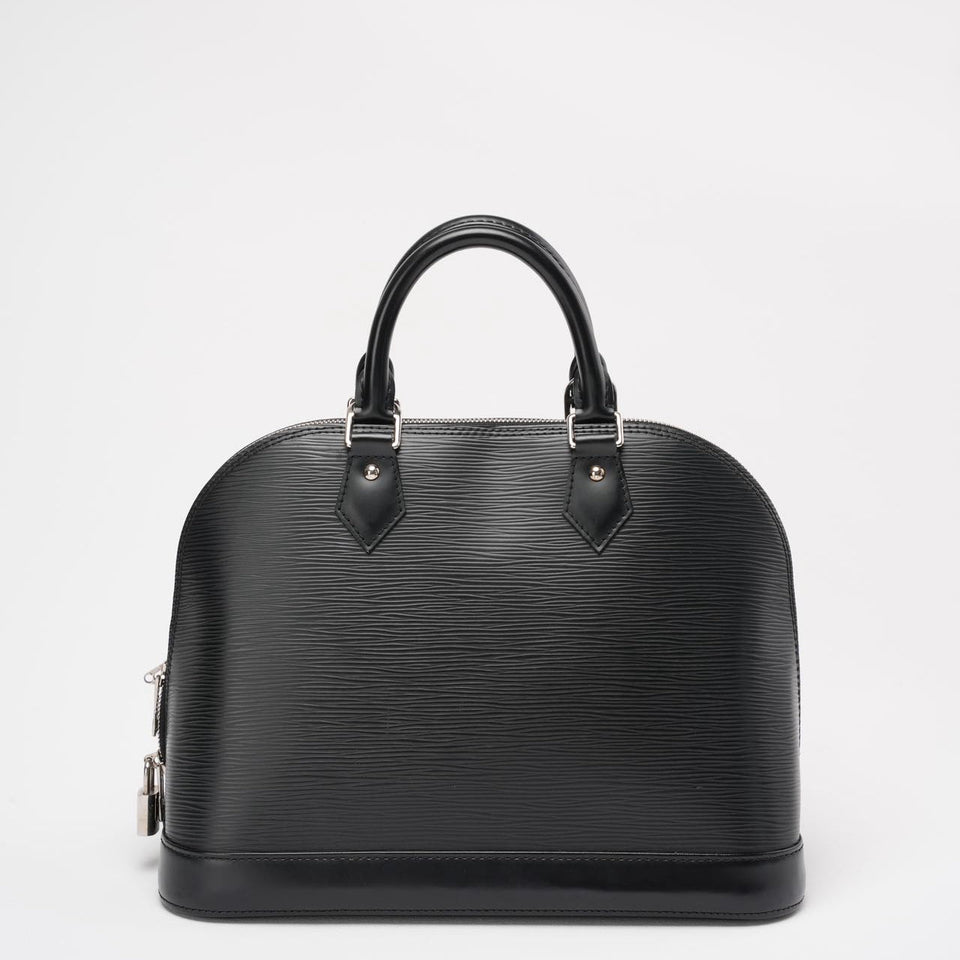 Louis Vuitton Black Epi Alma PM Bag 2014