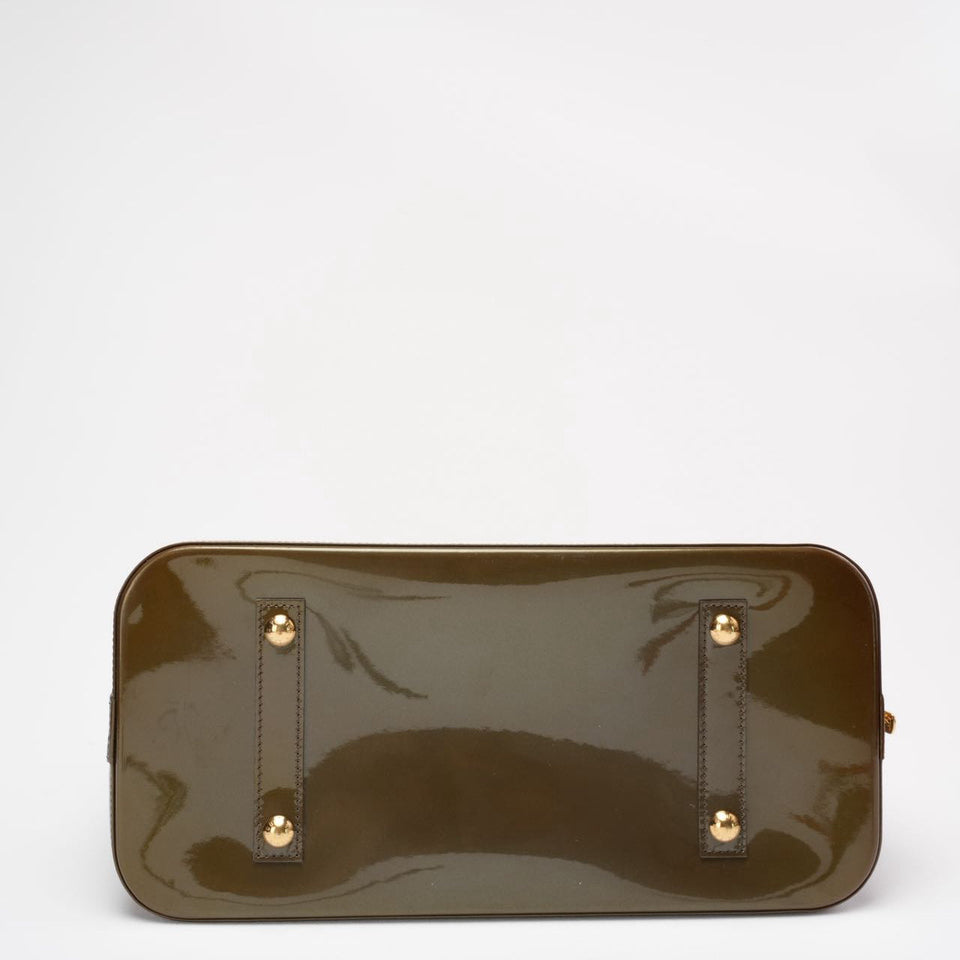 Louis Vuitton Green Monogram Vernis Alma GM 2009