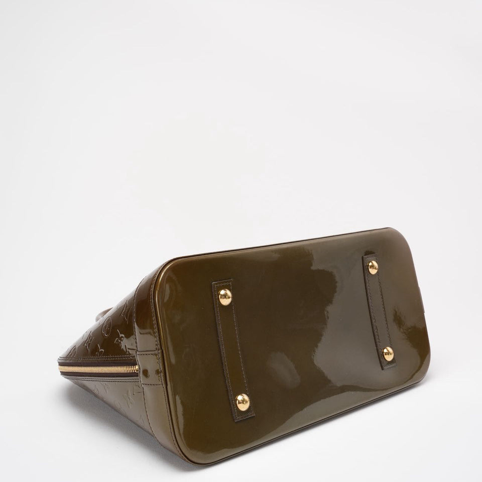 Louis Vuitton Green Monogram Vernis Alma GM 2009