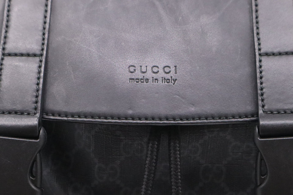 Gucci Backpack in Black GG Supreme Canvas