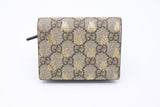 Gucci Bee Compact Wallet in GG Bee Canvas