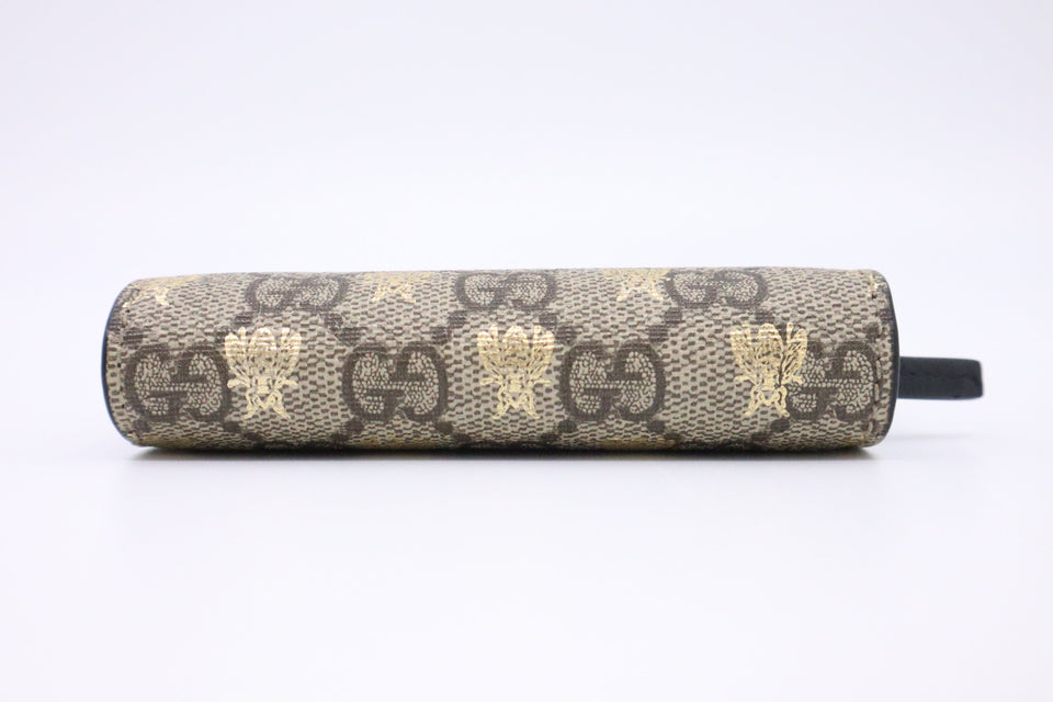 Gucci Bee Compact Wallet in GG Bee Canvas