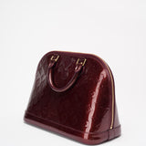 Louis Vuitton Burgundy red   Monogram Vernis Alma PM 2018