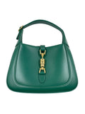 Gucci Jackie 1961 Mini Handbag in Green Leather with Adjustable Strap