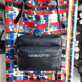 Louis Vuitton Spring 2018 Kim Jones Black Leather Messenger Bag