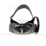 Gucci Jackie 1961 Black Leather Bag with Adjustable Strap