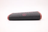 Gucci Key Case in Pink and Black Canvas