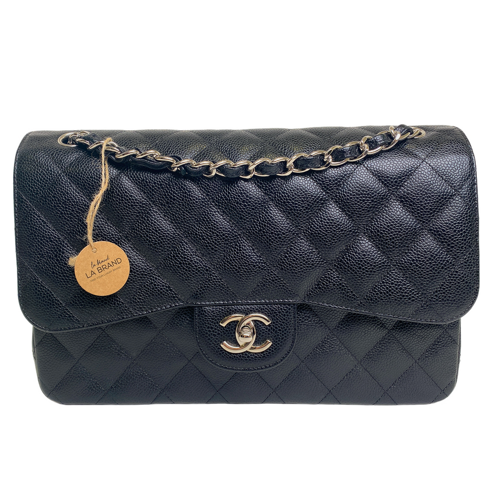 Chanel CLASSIC JUMBO CAVIAR SHW