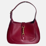Gucci Jackie 1961 Red Leather Bag Small with Adjustable Strap