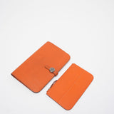 Hermes Dogon GM Togo Long Wallet Orange 2010