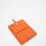 Hermes Dogon GM Togo Long Wallet Orange 2010