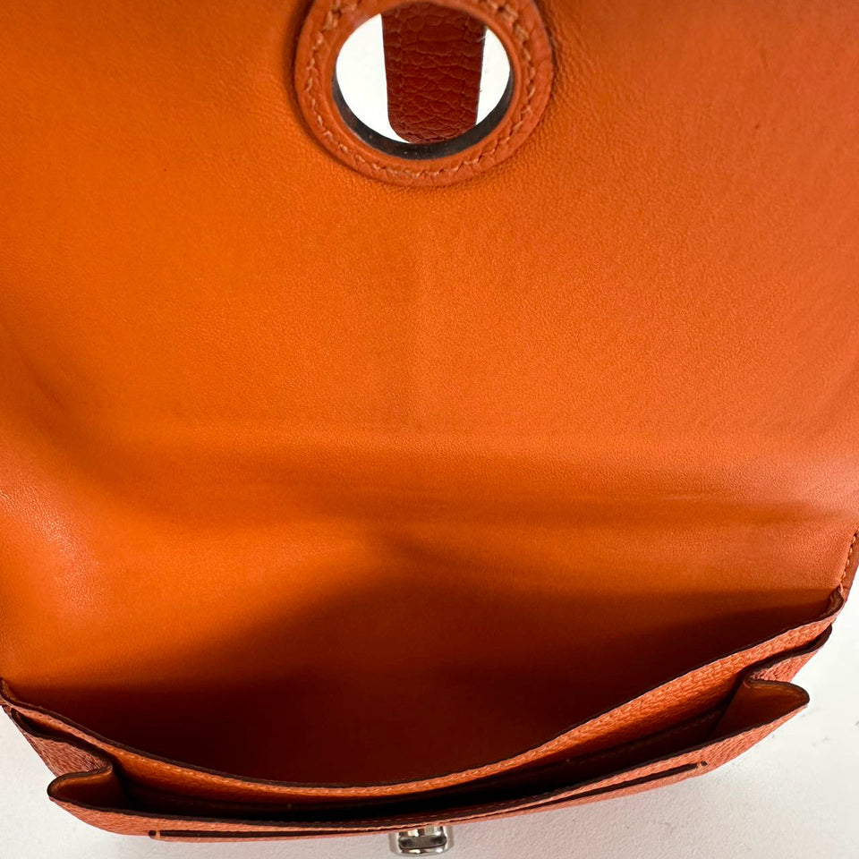 Hermes Dogon GM Togo Long Wallet Orange 2010