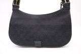 Gucci Shoulder Bag in Black GG Canvas