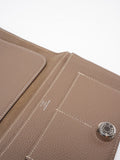Hermes Hermes Dogon GM Togo Long Wallet Etoupe ( taupe)