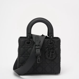 Christian Dior Cannage Small My ABC Dior Lady Dior Black