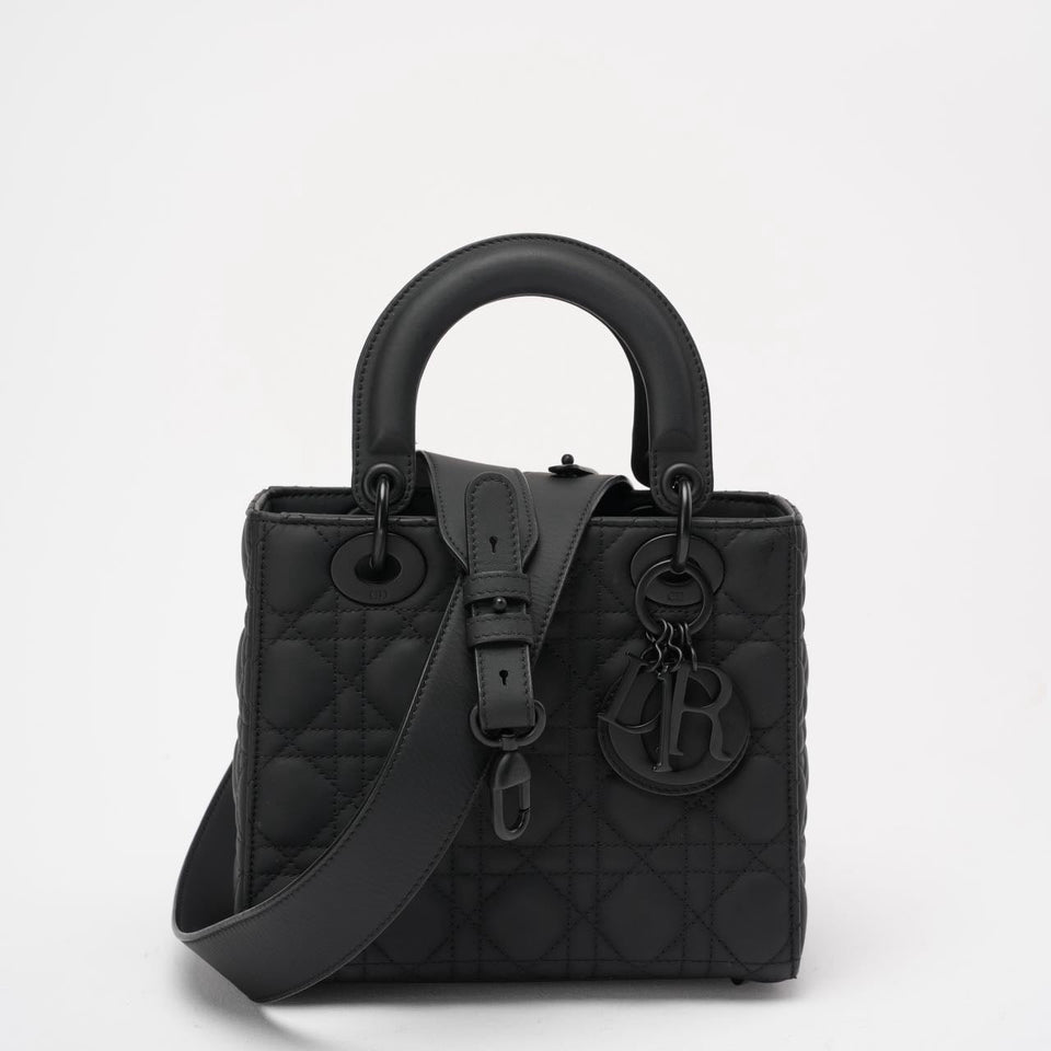 Christian Dior Cannage Small My ABC Dior Lady Dior Black