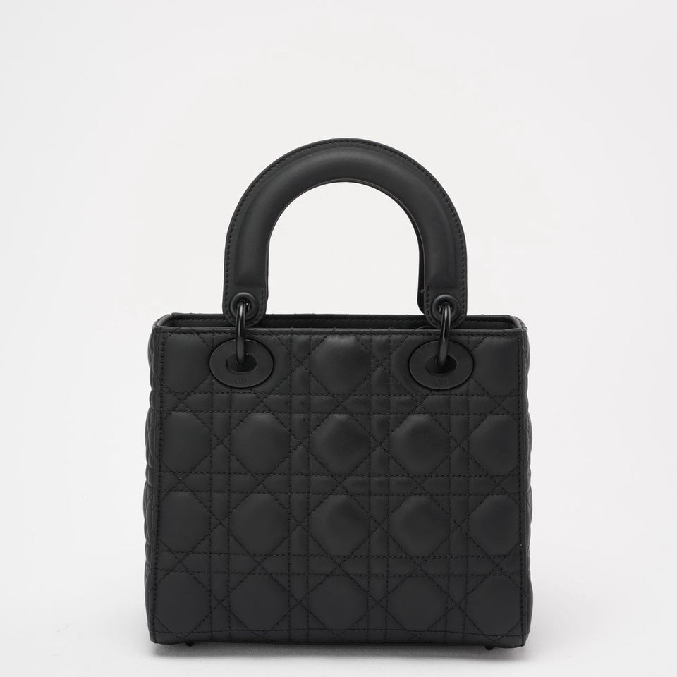 Christian Dior Cannage Small My ABC Dior Lady Dior Black