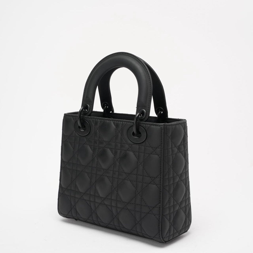 Christian Dior Cannage Small My ABC Dior Lady Dior Black