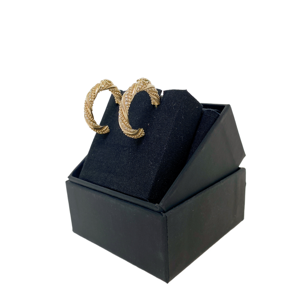 Chanel EARRING LIGHT GOLD