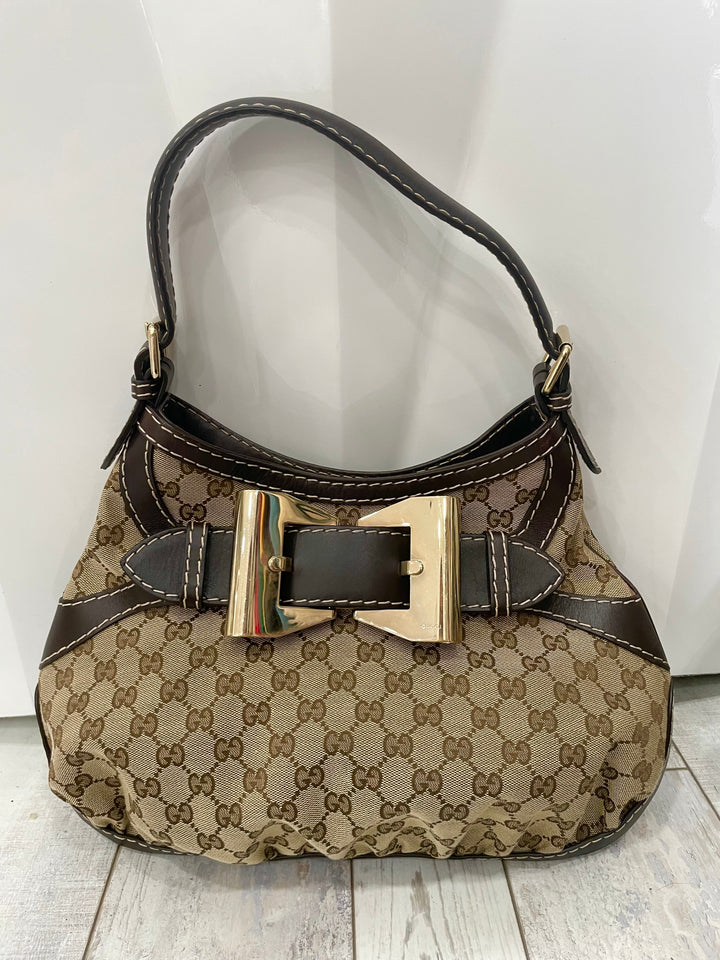Gucci GG MONOGRAM QUEEN HOBO BAG