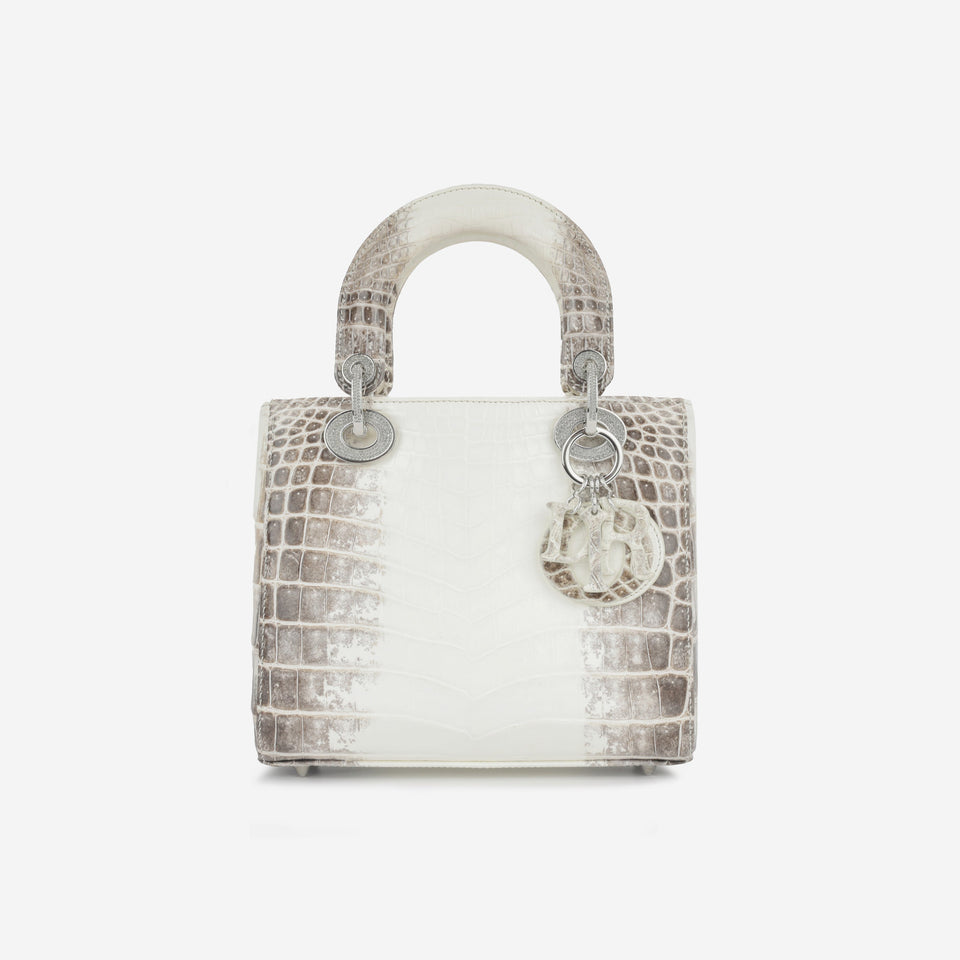 Christian Dior Small Lady Dior - Himalayan Crocodile