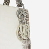 Christian Dior Small Lady Dior - Himalayan Crocodile