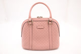 Gucci Mini Dome Bag in Blush Pink MicroGuccissima Leather
