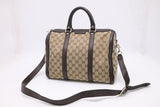 Gucci Boston Bag in Brown GG Canvas