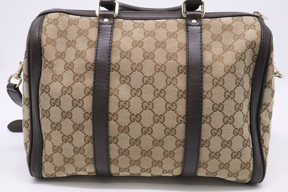 Gucci Boston Bag in Brown GG Canvas