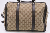 Gucci Boston Bag in Brown GG Canvas