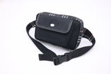 Burberry Waist Pouch in Black Check Nylon