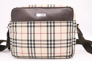 Burberry Crossbody in Nova Check Canvas