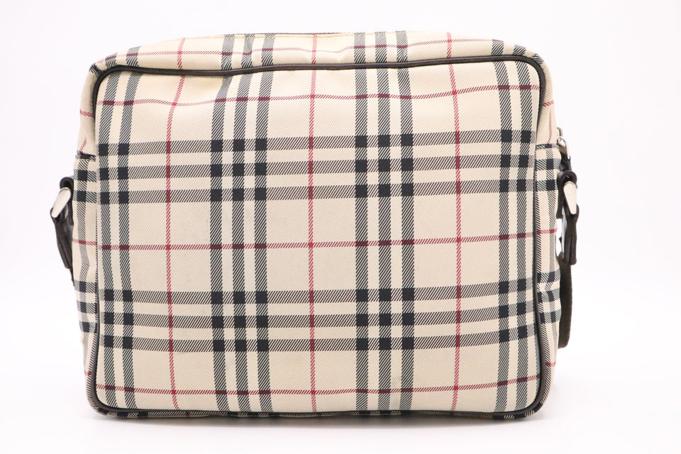 Burberry Crossbody in Nova Check Canvas