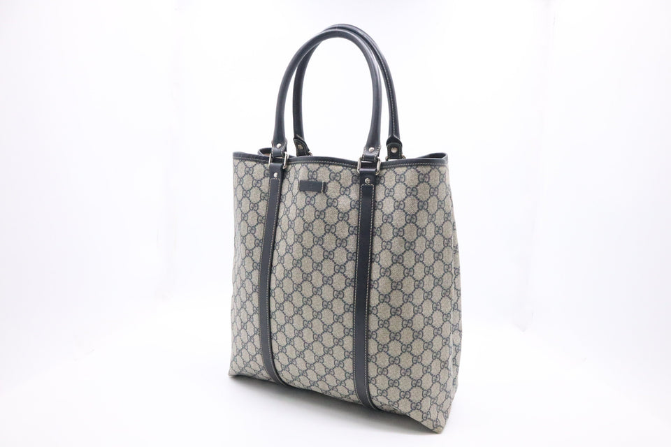 Gucci Tote in Navy GG Supreme Canvas