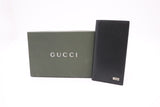 Gucci Bi-fold Wallet in Black Leather