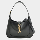 Gucci Jackie 1961 Black Leather Bag with Adjustable Strap Giftable Condition