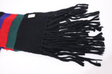 Gucci Black Multicolor Scarf
