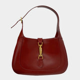 Gucci Jackie 1961 Ancora Red Leather Bag Small with Adjustable Strap