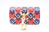 Gucci Dog Bag Case in Blue & Red Leather