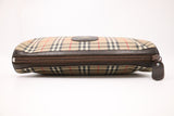 Burberry Clutch in Brown Check Canvas