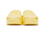 Gucci YELLOW RUBBER PLATFORM SANDALS